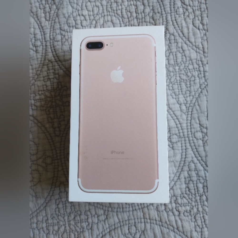 Rose Gold iPhone 7 Plus 128GB BOX ONLY